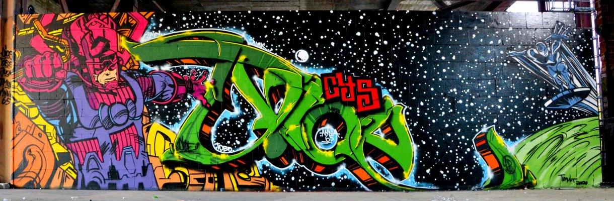Graffiti Wall - Photo by dioe48 - dioe, dio, BG-tumult (2014)