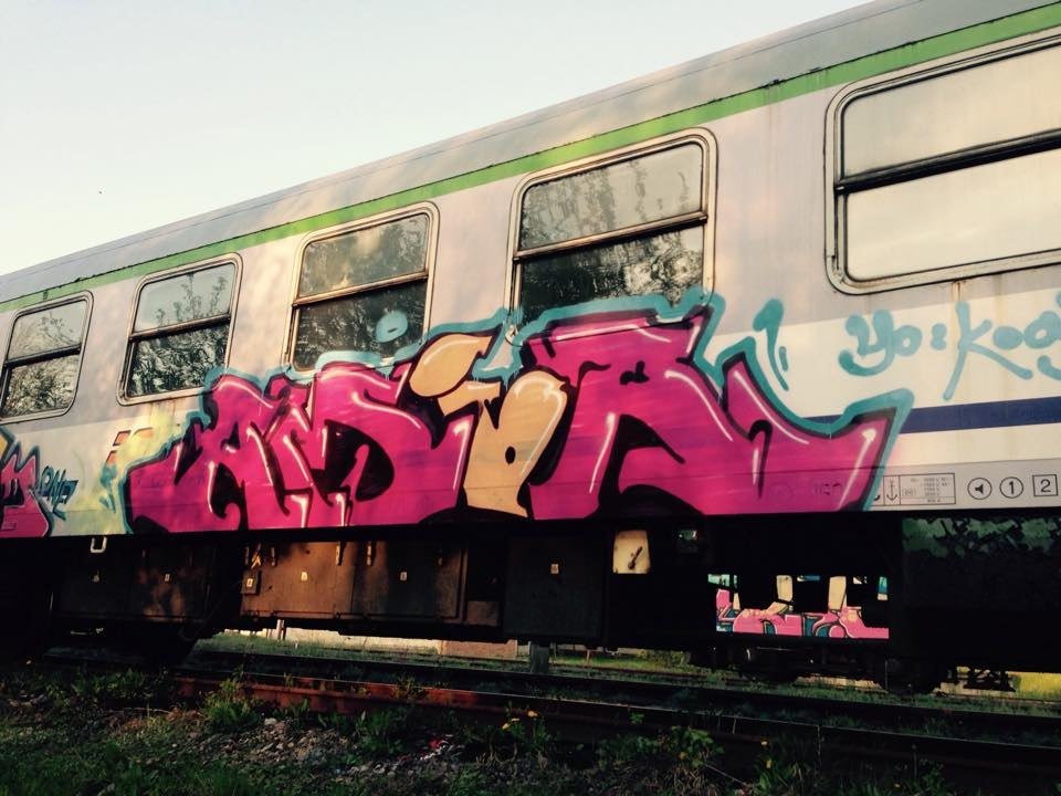 Graffiti Train - Photo by dirtistajl - amir (2015)