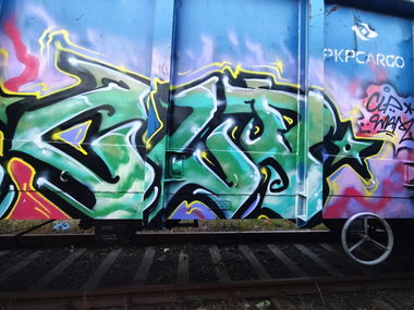 Graffiti Train in Słowacja - Photo by dirtistajl (2024)