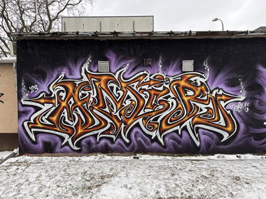 Graffiti Wall in Polska - Photo by dirtistajl (2023)