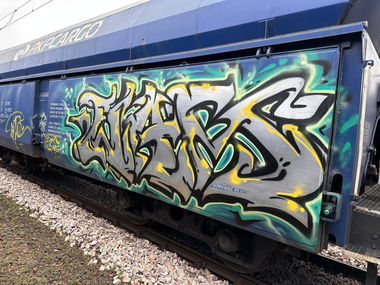 Graffiti Train in Polska - Photo by dirtistajl (2024)
