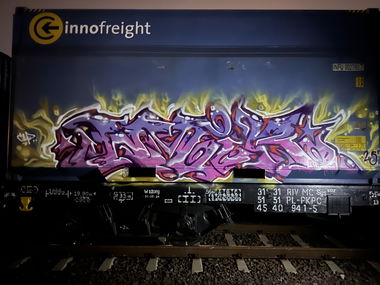Graffiti Train in Polska - Photo by dirtistajl (2025)