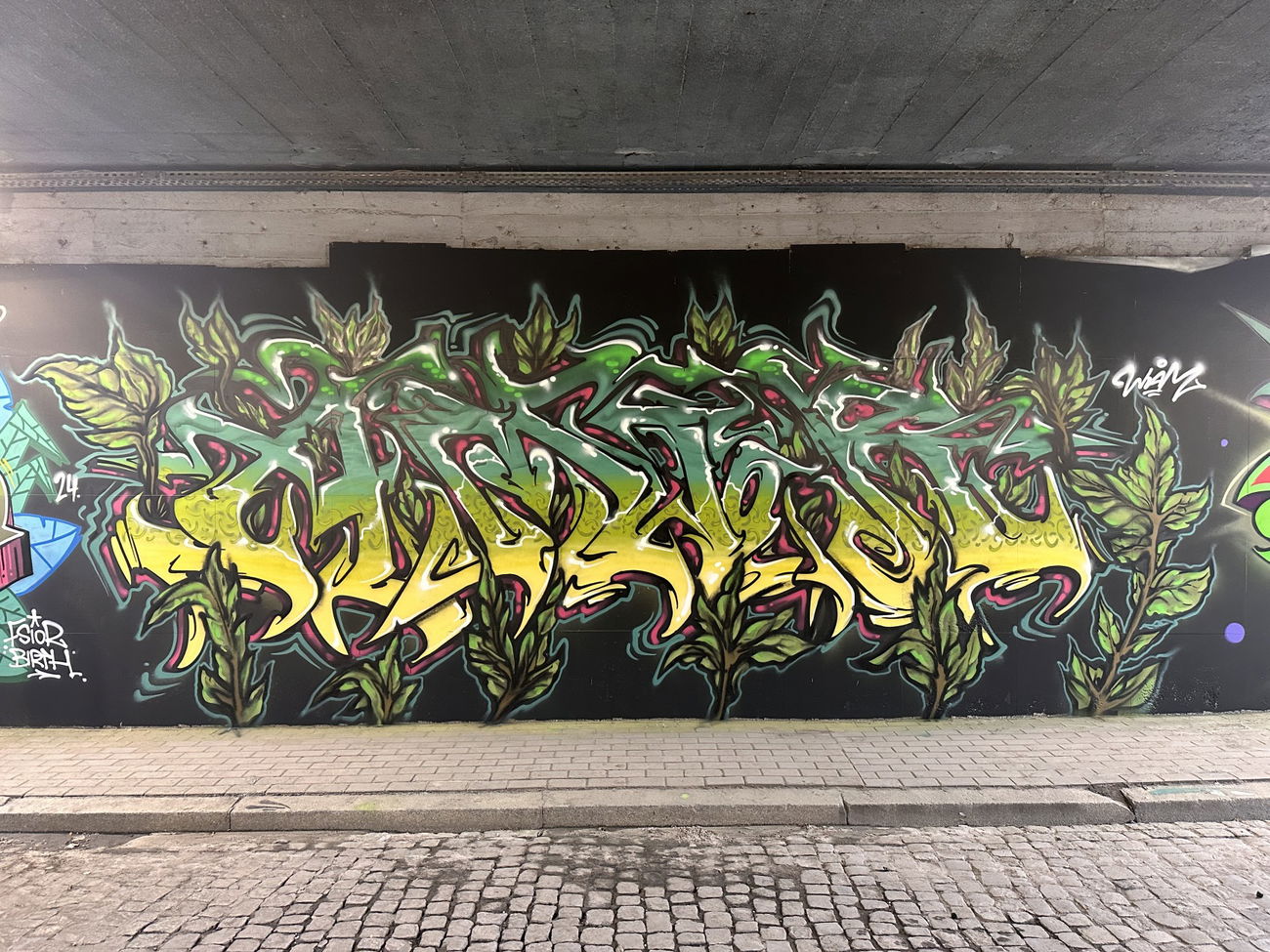 Graffiti Wall in Polska - Photo by dirtistajl - wall, warsaw (2024)