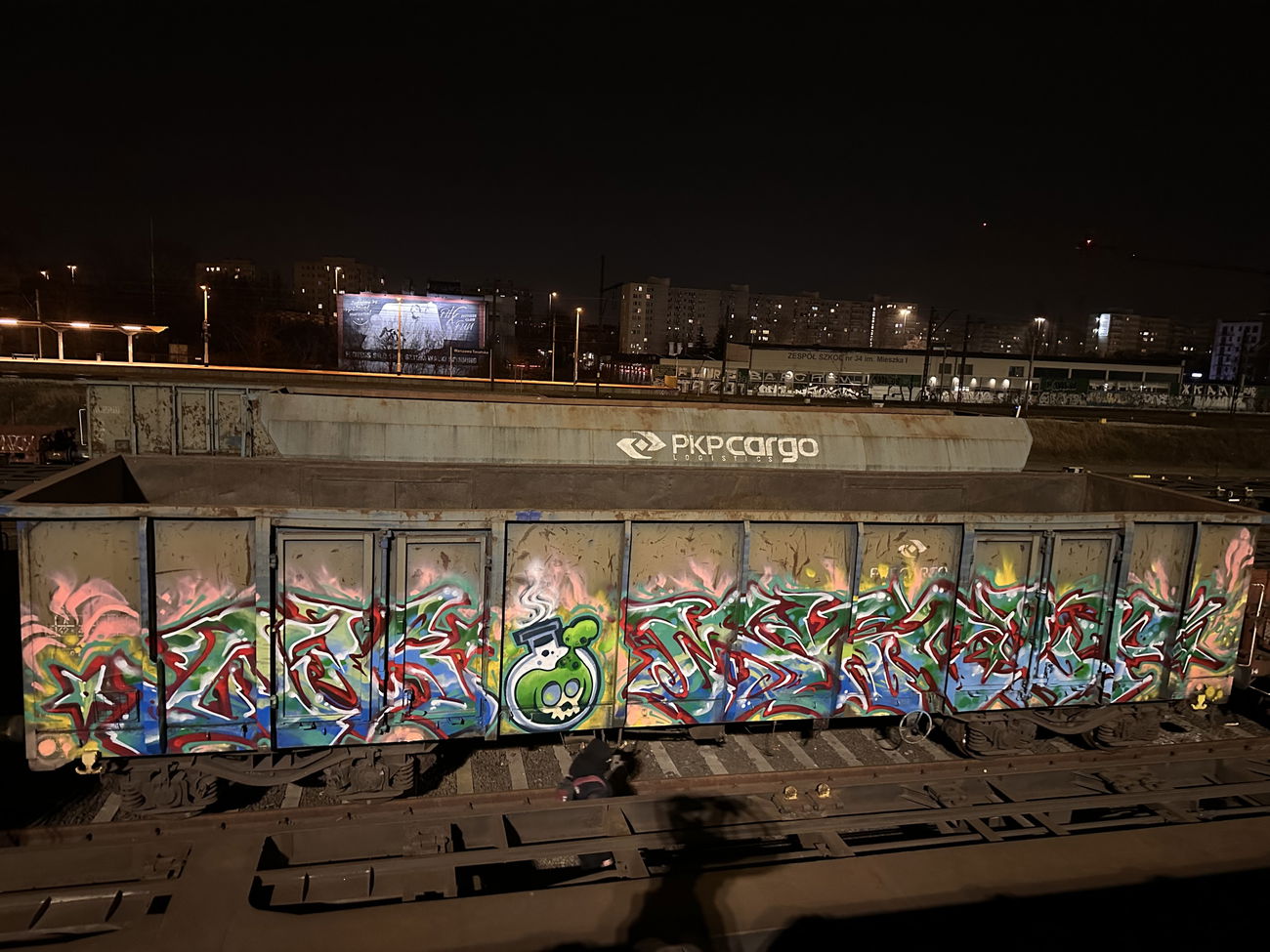 Graffiti Train in Polska - Photo by dirtistajl - MKC, NK, CLP (2025)