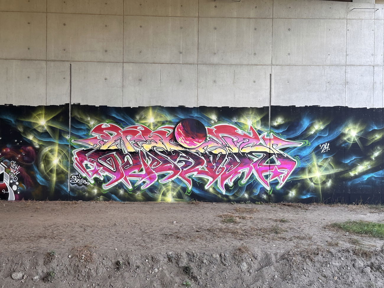 Graffiti Wall in Polska - Photo by dirtistajl (2024)