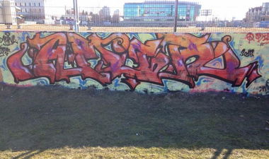 Graffiti Wall in Warsaw - Photo by dirtistajl - Amir (2015)