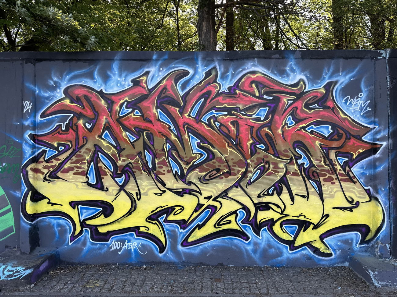 Graffiti Wall in Polska - Photo by dirtistajl - wall, legal, warsaw (2024)