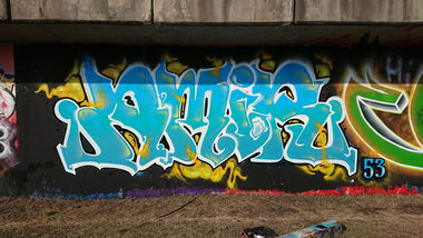 Graffiti Wall in Warsaw - Photo by dirtistajl (2018)