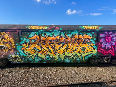 Graffiti Train in Poznań - Photo by dirtistajl - Legal, train (2026)
