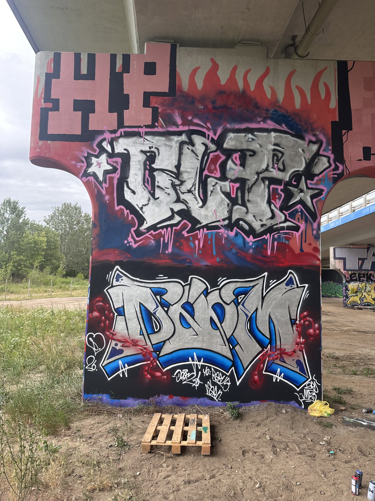 Graffiti Wall in Warsaw - Photo by dirtistajl - clp (2026)