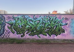 Graffiti Wall in Puławy - Photo by dirtistajl - legal, jam (2026)