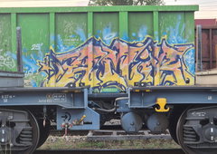 Graffiti Train in Warsaw - Photo by dirtistajl - fr8, freight, cargo (2025)