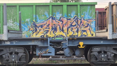 Graffiti Train in Warsaw - Photo by dirtistajl - fr8, freight, cargo (2025)