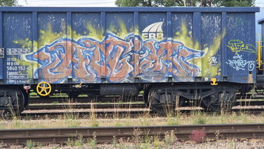 Graffiti Train in Marszałkowska - Photo by dirtistajl - fr8, cargo, freight (2024)