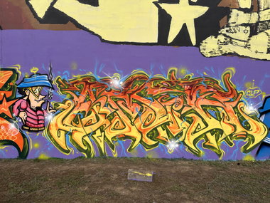 Graffiti Wall in Warszawa - Photo by dirtistajl (2025)