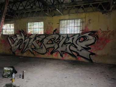 Graffiti Wall in Góra kalwaria - Photo by dirtistajl (2026)