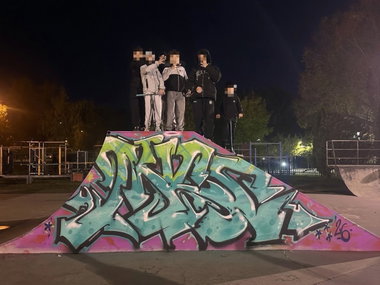 Graffiti Wall in Ełk - Photo by dirtistajl (2026)