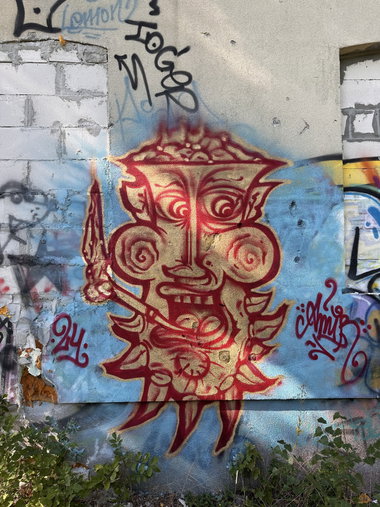 Graffiti Wall in Gdynia - Photo by dirtistajl (2024)
