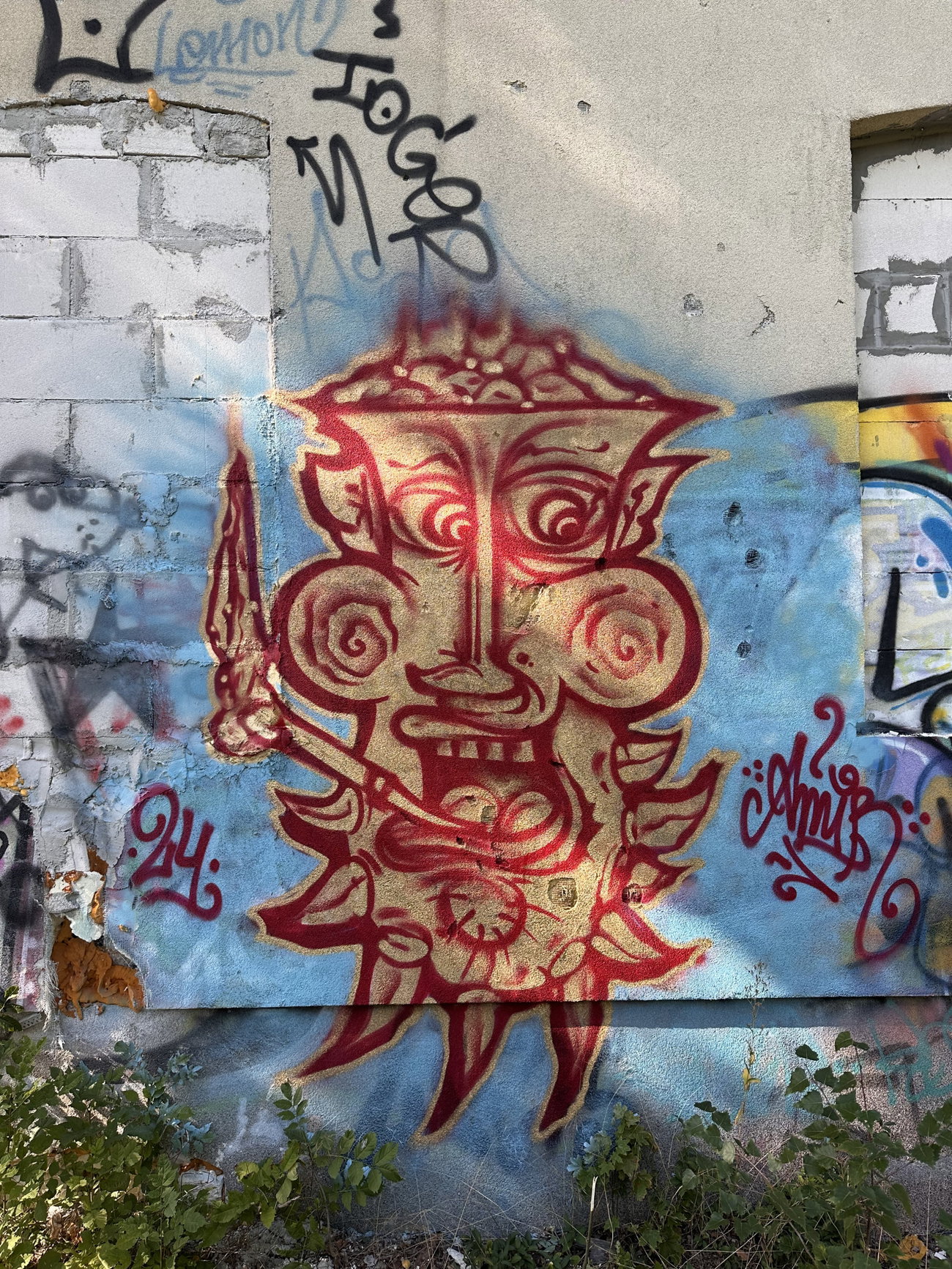 Graffiti Wall in Gdynia - Photo by dirtistajl (2024)