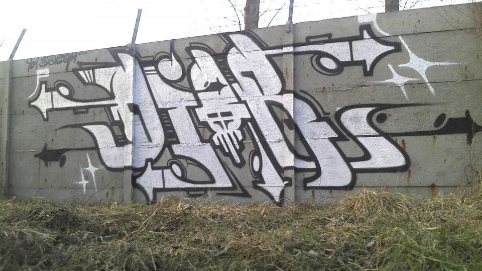 Graffiti Bombing - Photo by dirts - NERDS, YE (2012)