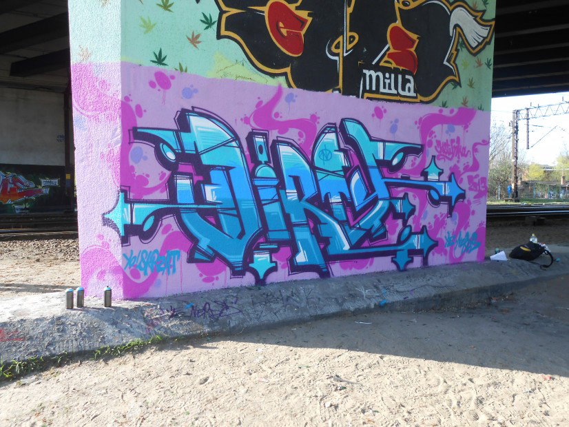 Graffiti Wall - Photo by dirts - NERDS, YE