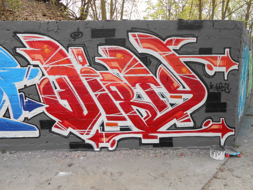 Graffiti Wall - Photo by dirts - NERDS