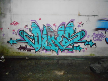 Graffiti Wall - Photo by dirts - Dirts, NERDS, YE (2013)