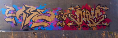 Graffiti Wall - Photo by dirts - Case, Dirts, Keis (2014)