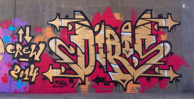 Graffiti Wall - Photo by dirts - Dirts (2014)