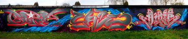 Graffiti Wall - Photo by dirts - SoiBoy, Case, Dirts (2014)