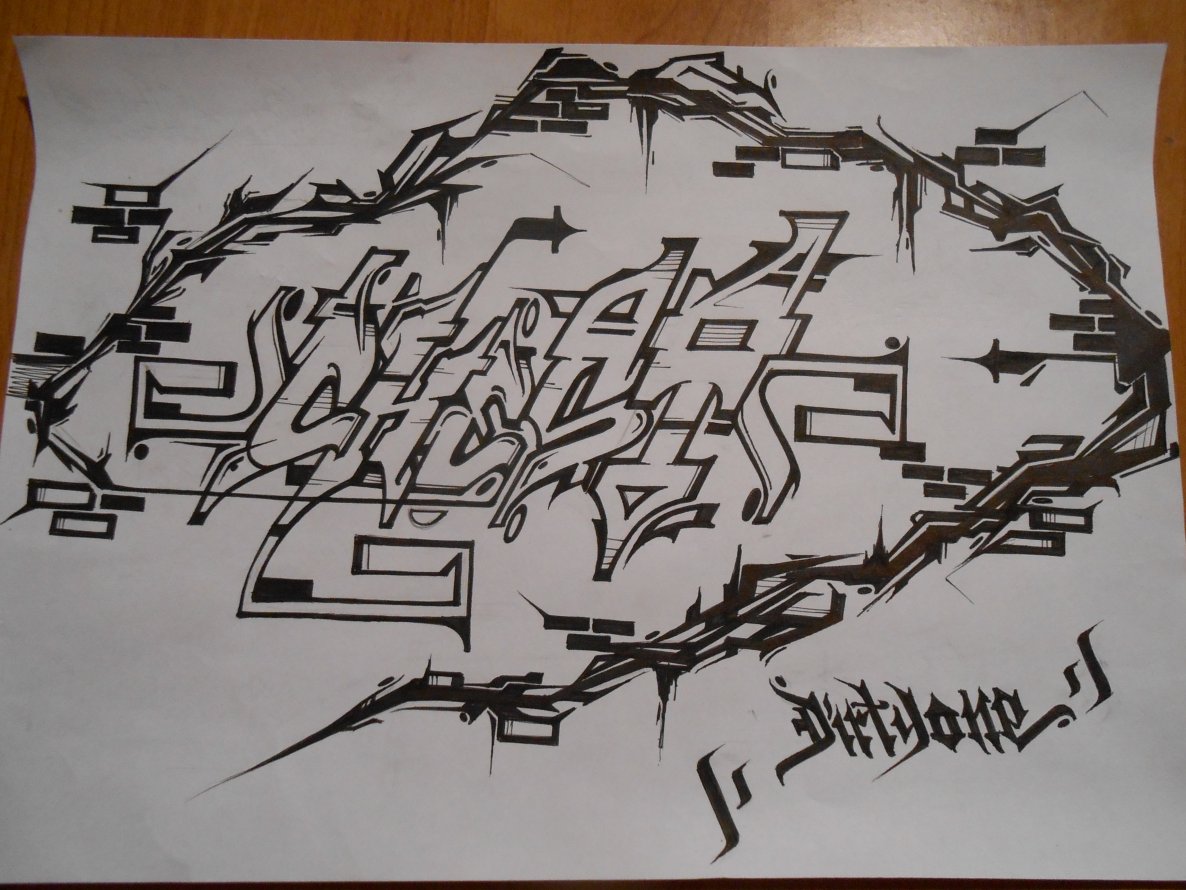 Graffiti Wall - Photo by dirts