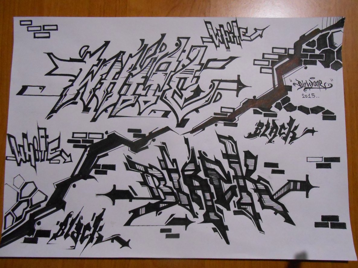 Graffiti Sketch - Photo by dirts (2015)