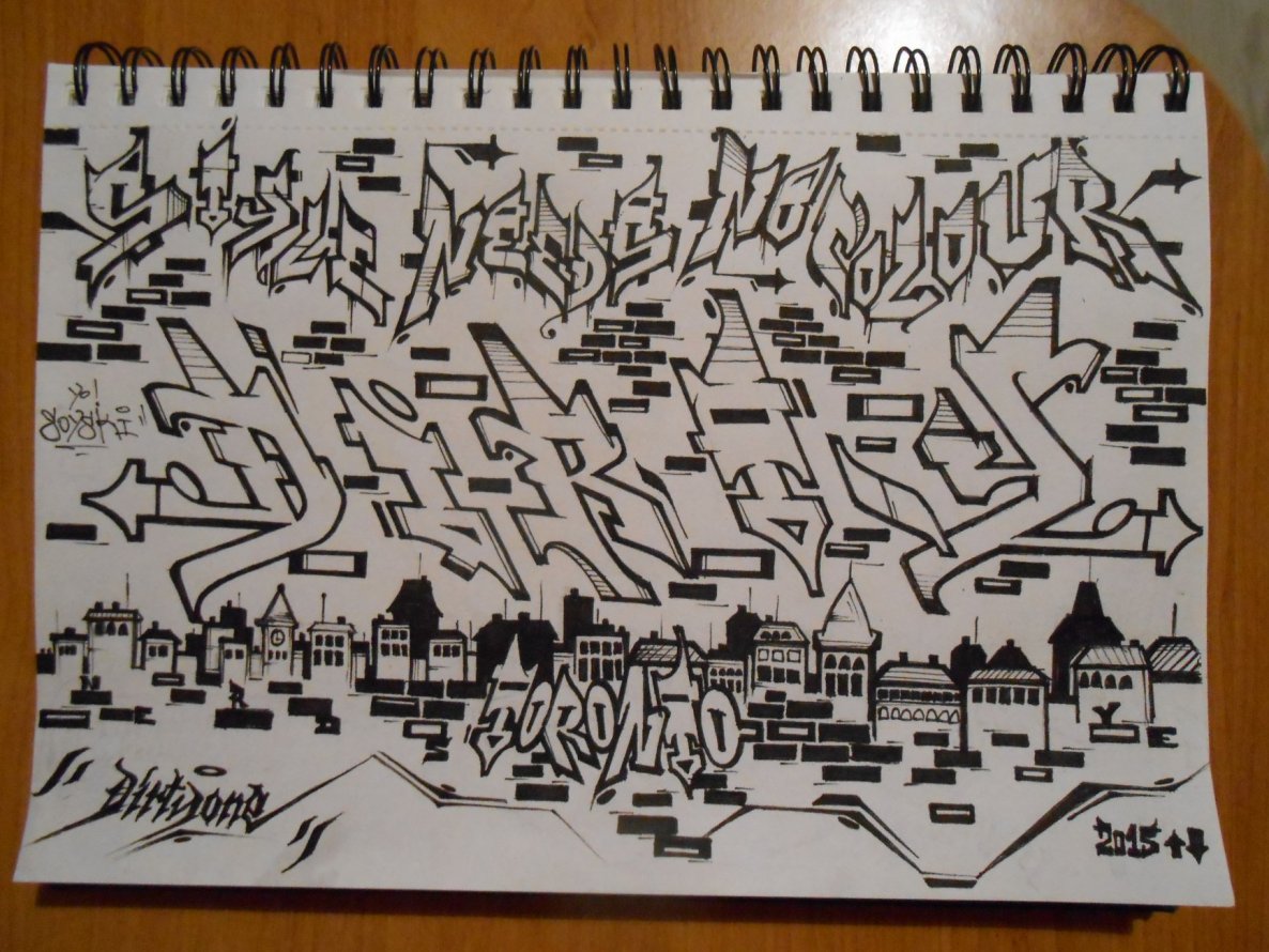 Graffiti Sketch - Photo by dirts - Nerds, Ye, Dirtyone (2015)
