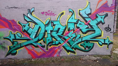 Graffiti Wall - Photo by dirts - Dirtyone, NERDS, YE (2014)