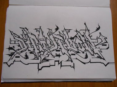 Graffiti Sketch - Photo by dirts - Dirty, Flow (2015)