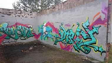 Graffiti Wall - Photo by dirts - Soyski, Case, Dirty (2014)