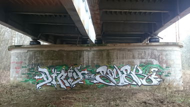 Graffiti Wall - Photo by dirts - Dirty, Soyski, NERDS (2015)