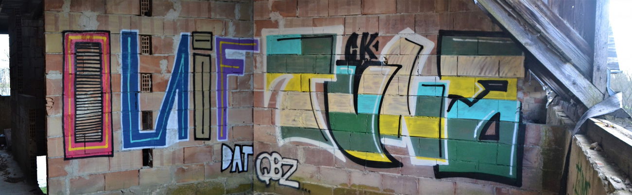 Graffiti Bombing - Photo by dirtyartterror - ONIF, TUNA, DAT (2017)