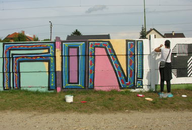 Graffiti Wall - Photo by dirtyartterror - foni, nnamari, hungary (2018)