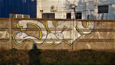 Graffiti Bombing - Photo by dirtyartterror - dat (2015)