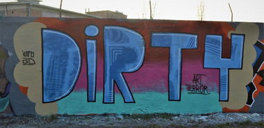 Graffiti Wall in Budapest - Photo by dirtyartterror - dat, dirty, art (2018)