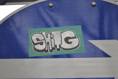 Graffiti Street Art in Budapest - Photo by dirtyartterror - shitg (2016)