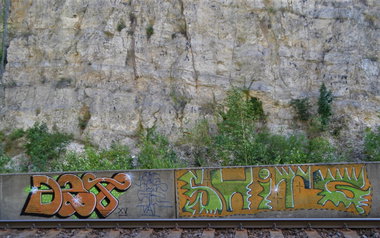 Graffiti Wall - Photo by dirtyartterror - dat, shitg, dogg (2015)