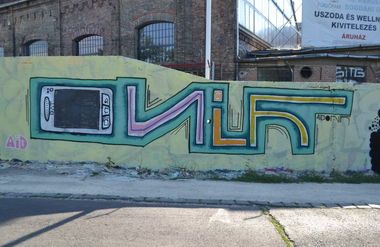 Graffiti Wall in Budapest - Photo by dirtyartterror - onif, info, datcrew (2017)