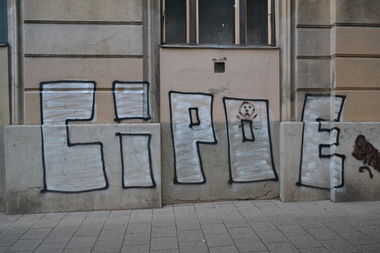 Graffiti Bombing - Photo by dirtyartterror - CIPOE, CK, DAT