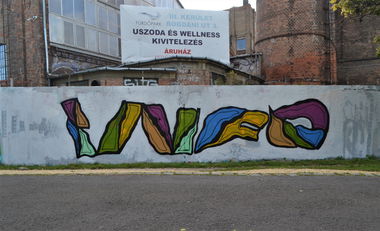 Graffiti Wall in Budapest - Photo by dirtyartterror - info, infopapa, filatorigát