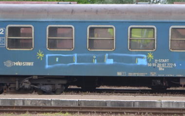 Graffiti Train - Photo by dirtyartterror - DAT (2015)