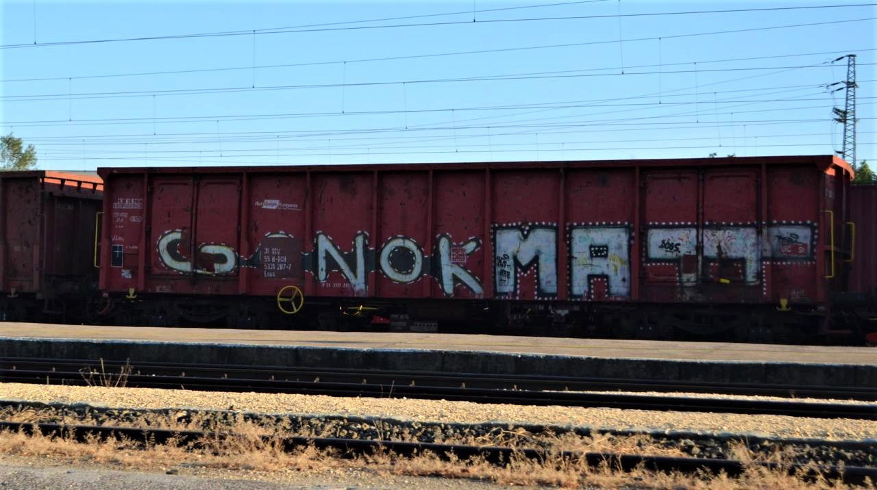 Graffiti Train - Photo by dirtyartterror - gonok, matt, kidnap (2012)