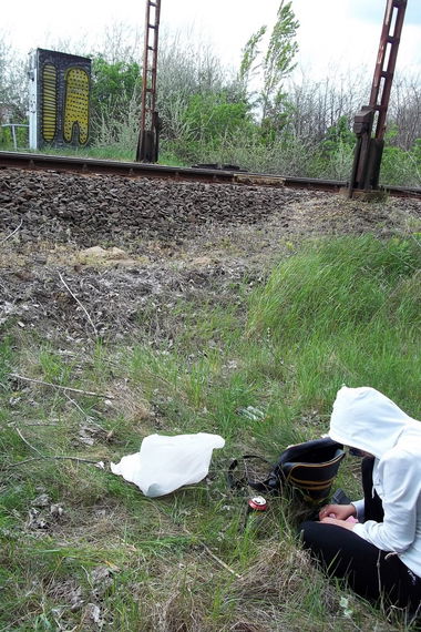 Graffiti Bombing - Photo by dirtyartterror - trainline (2014)