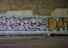 Graffiti Wall - Photo by dirtyartterror - spencer, ntc, dat (2016)